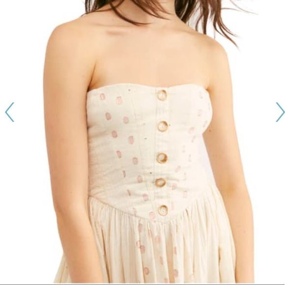 NWT Free People Amanda Midi Dress - Picture 6 of 11